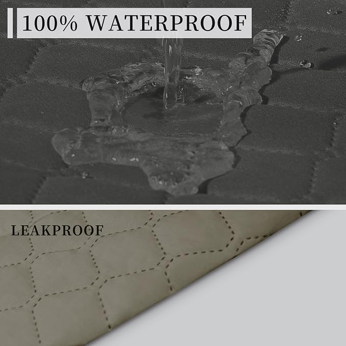 ISSUNTEX Double Protection 100% Waterproof Loveseat Sofa Covers - Image 3