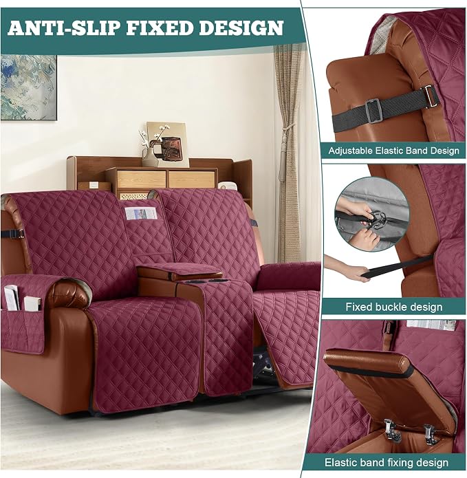 Ruaozz Waterproof Loveseat Recliner Cover - Image 6