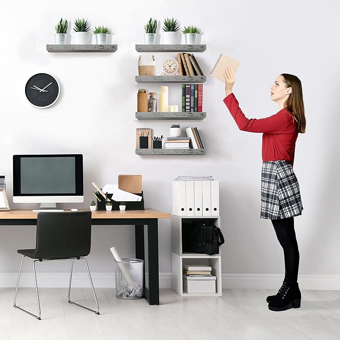 Sorbus Floating Shelves for Wall – 16 Inch Floating Shelf for Kitchen, Living - Image 6