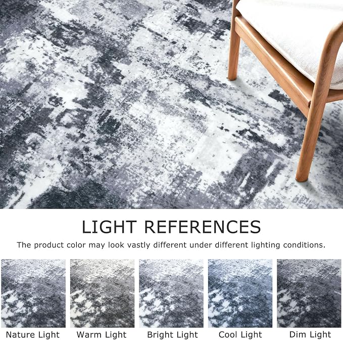 KOZYFLY Modern Abstract Rug Runner - Image 4