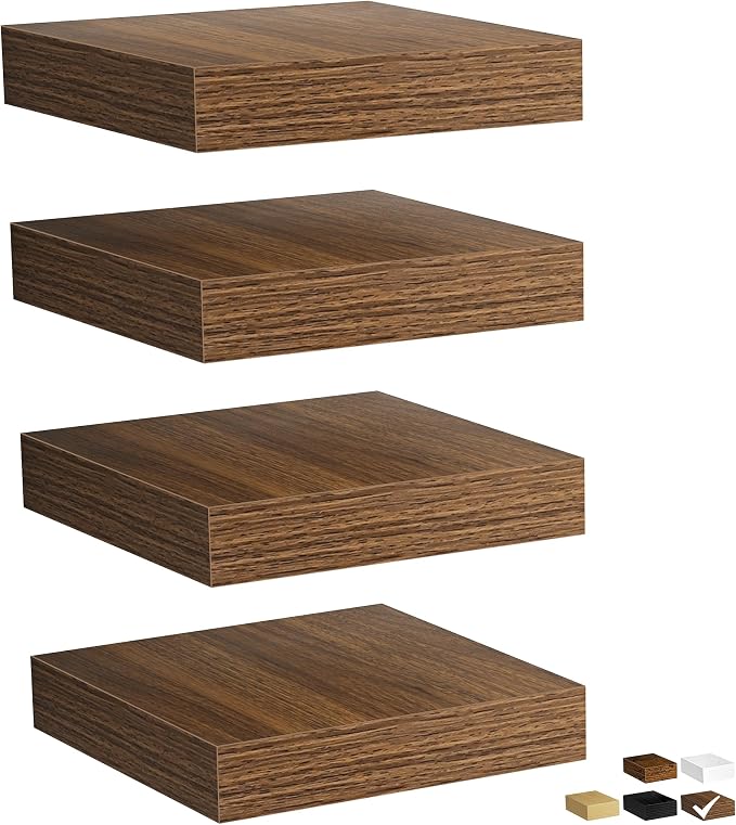 Fun Memories Rustic Wood Floating Shelves by FunMemories