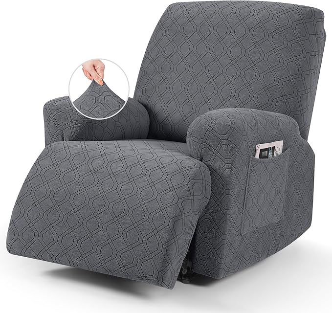 VANSOFY Recliner Chair Cover, 3-Pieces Stretch Recliner Covers by VANSOFYFURNITURECOVERS