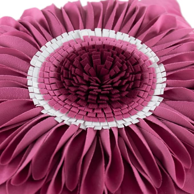OiseauVoler 3D Sunflower Throw Pillow Cover Decorative Handmade Cushion Cover - Image 4