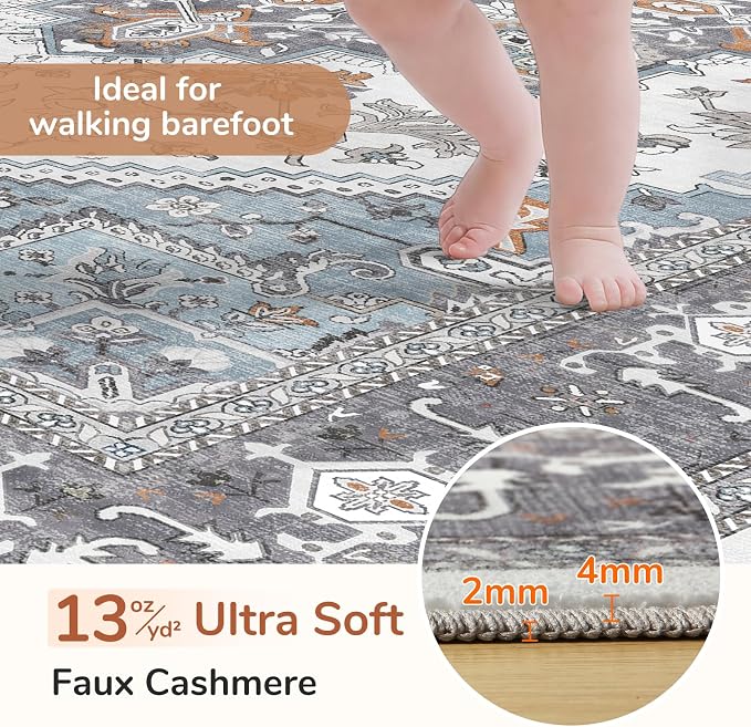 OPPODREAM Soft 10x14 Area Rugs, Washable Rugs 10x14 - Image 2