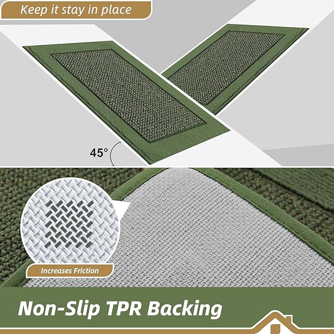 BEQHAUSE Indoor Door Mat 24" x 60", Dirt Trapper Door Mats Non-Slip Entryway - Image 4