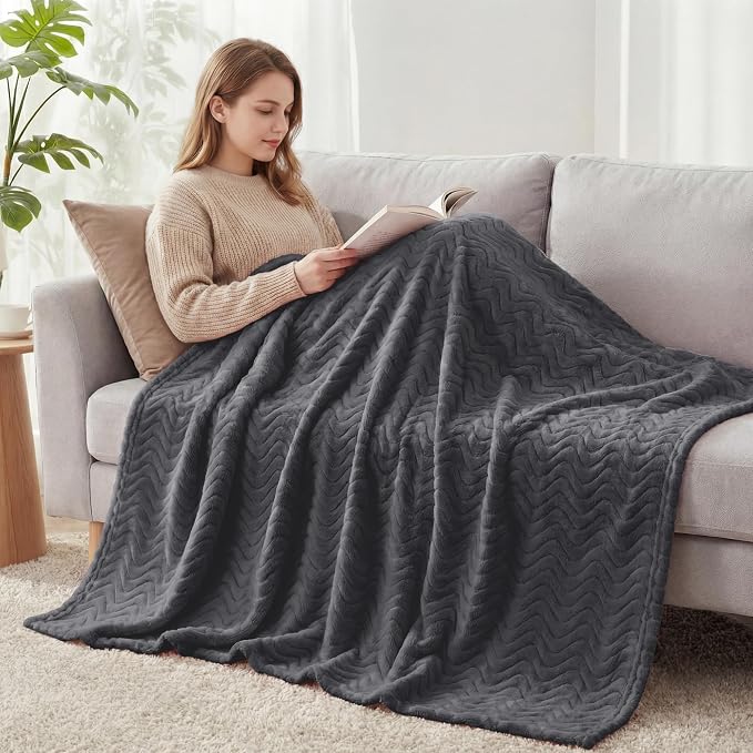 Exclusivo Mezcla Queen Blanket for Bed, Cozy Lightweight Fleece Blankets for - Image 6