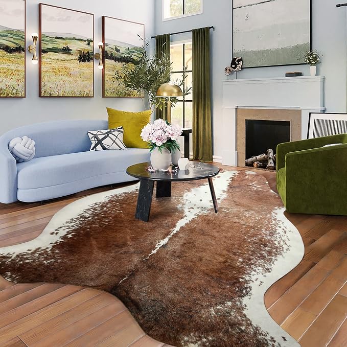 Easycozy Faux Cowhide Large Cow Print Rug - Image 8