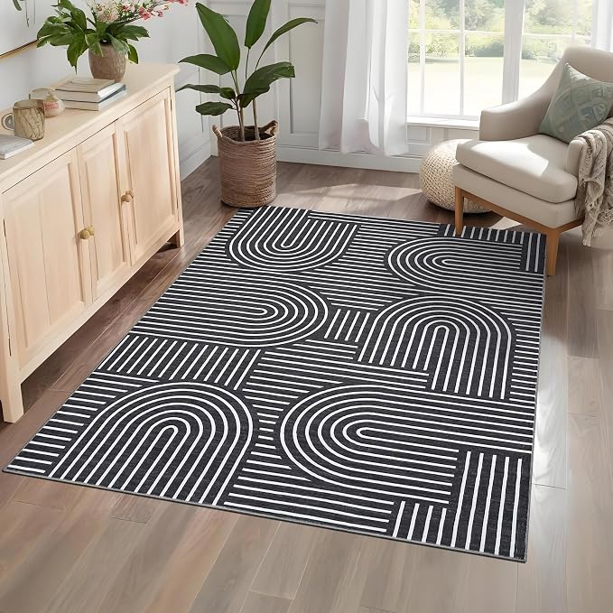 ROYHOME Washable Rug 4x6 Area Rugs - Image 3