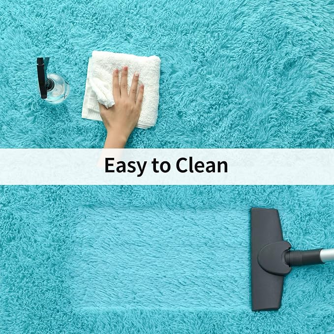 Merelax Modern Soft Fluffy Large Shaggy Rug - Image 7