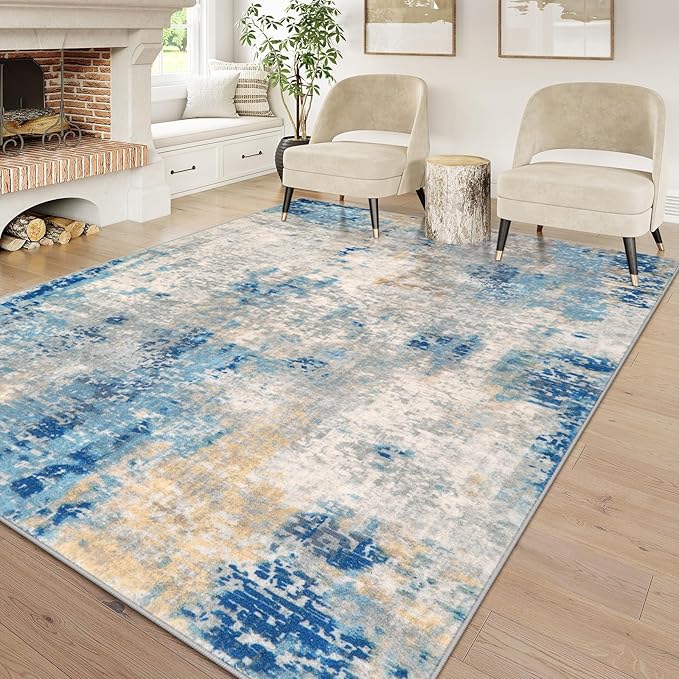 Lahome Modern Abstract 6x9 Area Rugs by Lahome