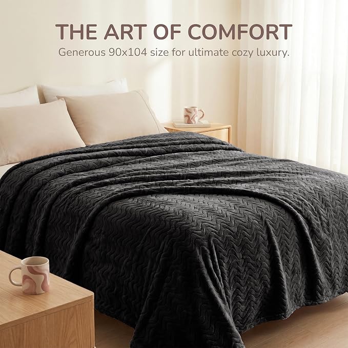 Exclusivo Mezcla Twin Blanket for Bed, Cozy Lightweight Fleece Blankets for All - Image 2