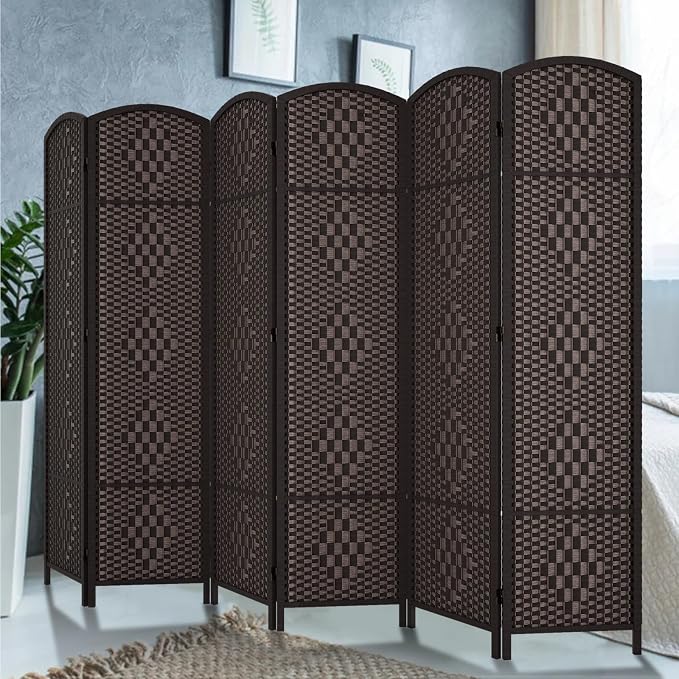 Rose Home Fashion 6 ft Tall Room Divider, Room Dividers and Folding Privacy - Image 2