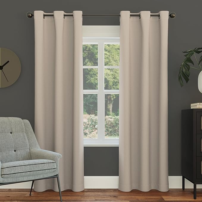 Sun Zero Easton Energy Saving Blackout Grommet Curtain Panel by SunZero%E2%84%A2