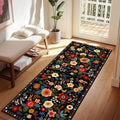 RELEANY Floral Nursery 2x8 Area Rugs Washable Print Boho Cute Carpet Non Slip by RELEANY