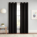Eclipse Darrell Modern Blackout Thermal Grommet Window Curtains by EclipseCurtains
