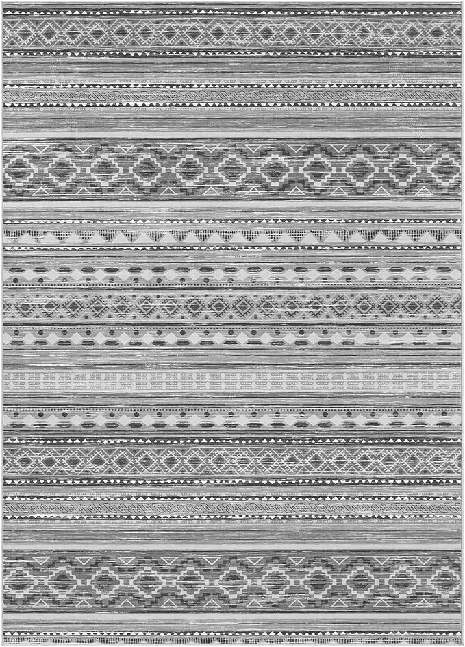cotiled 7x9 Area Rug Living Room: Washable Boho Rugs - Image 9