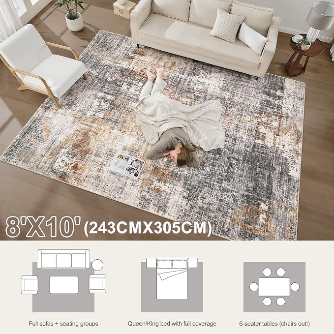 DMOYEST Area Rug Living Room Rugs - Image 4
