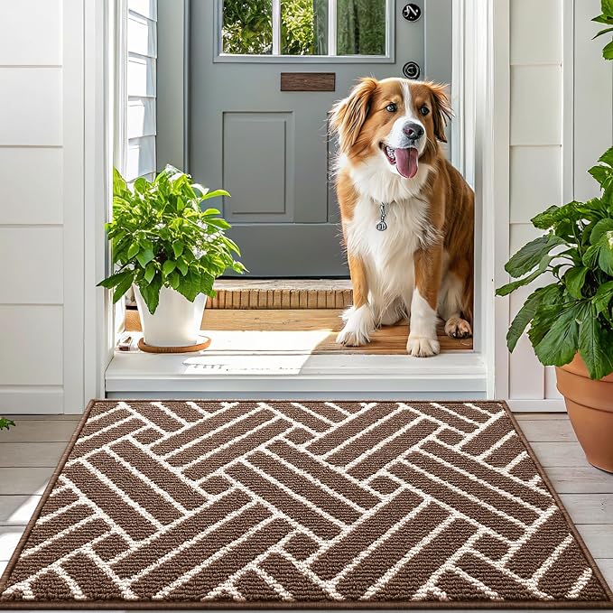 OLANLY Indoor Door Mat, 32x20 Inch, Dirt Resistant and Absorbent, Non-Slip - Image 6