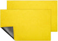 AAZZKANG Yellow Door Mats 2 Pack Multipurpose Utility Mats by AAZZKANG