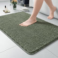 LOCHAS Luxury Bathroom Rug Shaggy Bath Mat 24 x 36 Inch, Washable Non Slip Bath by LOCHAS