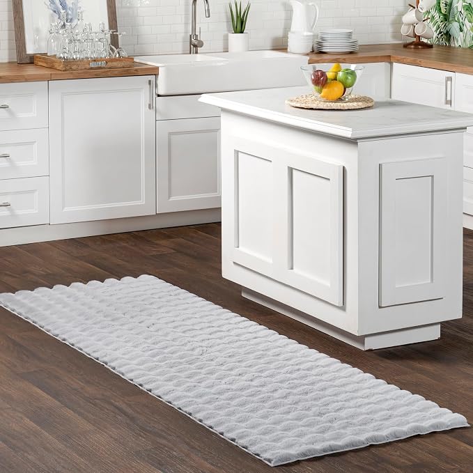 nuLOOM 2' x 8' Cozy Plush Area Rug, Machine Washable, Soft Fluffy Shag Carpet by nuLOOM
