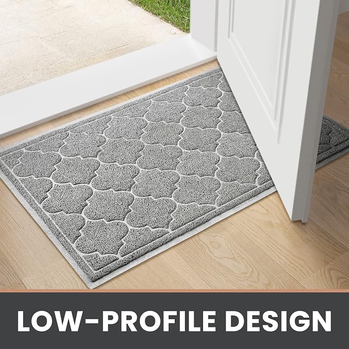 LuxStep Door Mat Large Indoor Outdoor Doormat, Non-Slip Low-Profile Design - Image 7