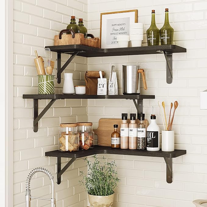 Fixwal Corner Shelves Floating Shelves - Image 7