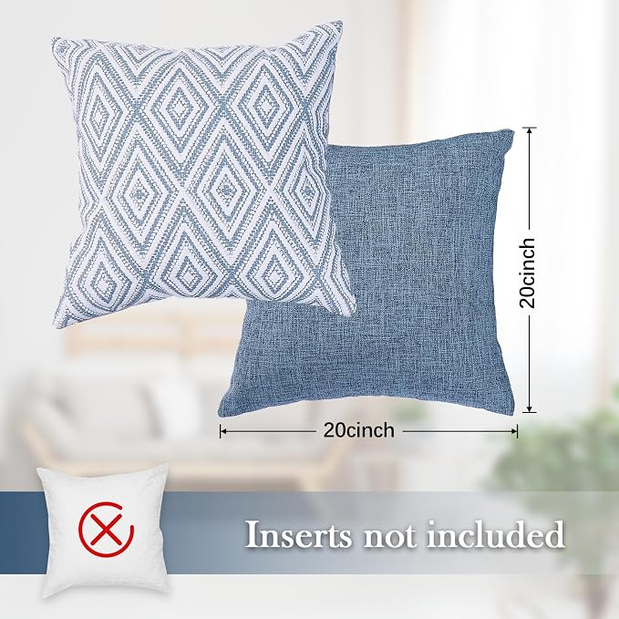 HPUK Decorative Throw Pillow Covers Set of 4 Couch Pillows Accent Cushion Cover - Image 3