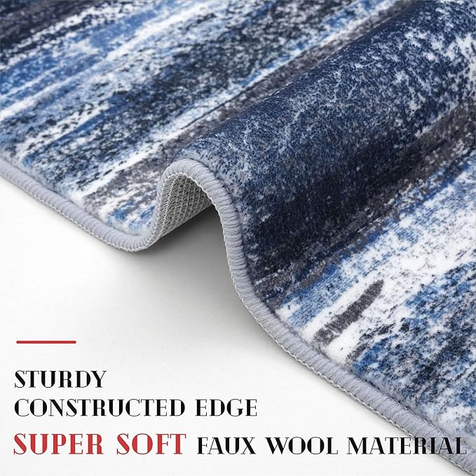 Lansny Modern Abstract Runner Rug 2x6 - Image 4
