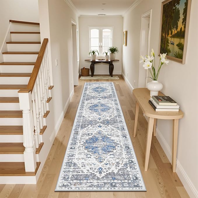 Ileading Washable Hallway Runner Rugs, 2x8 Non Slip Runners Area Rug - Image 3