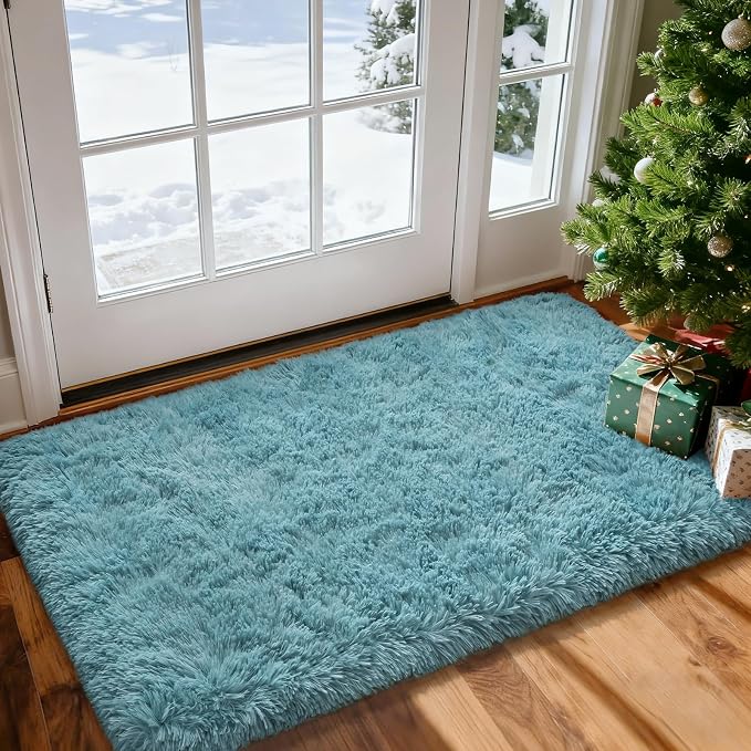 Merelax Modern Soft Fluffy Small Shaggy Rug - Image 6