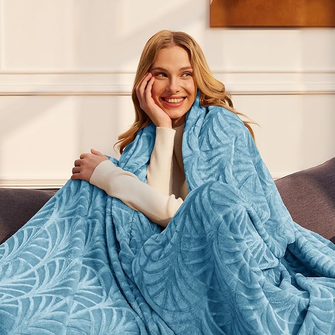 Whale Flotilla Flannel Fleece Twin Size Blanket - Image 2