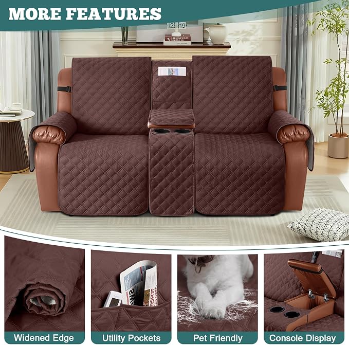 Ruaozz Waterproof Loveseat Recliner Cover - Image 5