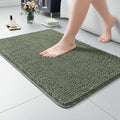 LOCHAS Luxury Bathroom Rug Shaggy Bath Mat 24 x 17 Inch, Washable Non Slip Bath by LOCHAS