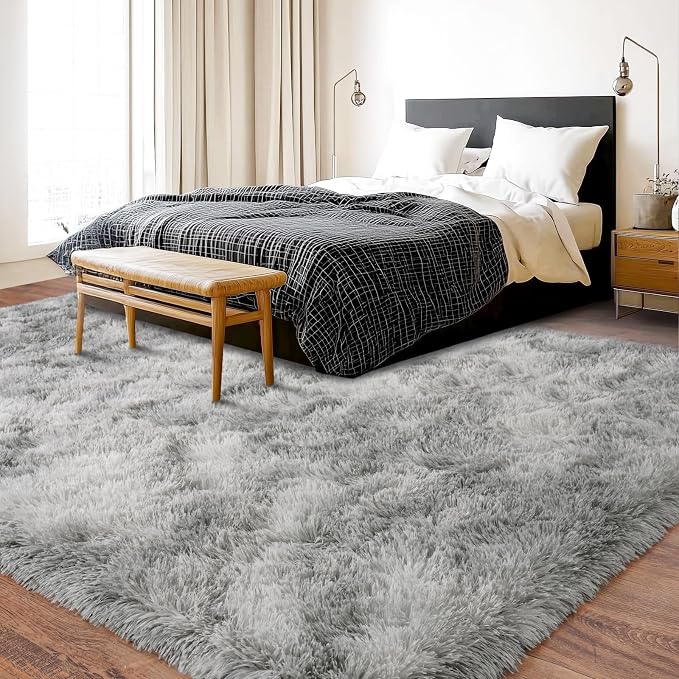 Ultra Soft Fluffy Rugs for Bedroom, Anti-Skid Indoor Carpet Nursery Rugs for - Image 4