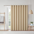Eclipse Darrell Thermaweave Blackout Grommet Extra Wide 84" x 100" Sliding by EclipseCurtains