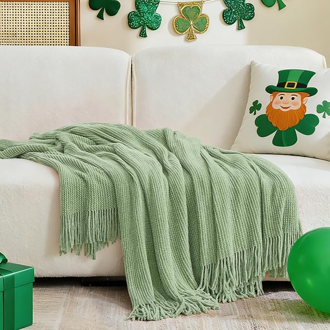 inhand Basil Green Throw Blanket - Image 5