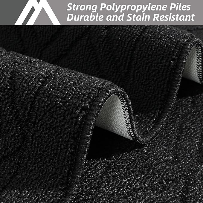 COSY HOMEER-Kitchen-Rugs-Non-Slip-Washable 24"x60" Absorbent Kitchen Runner - Image 3