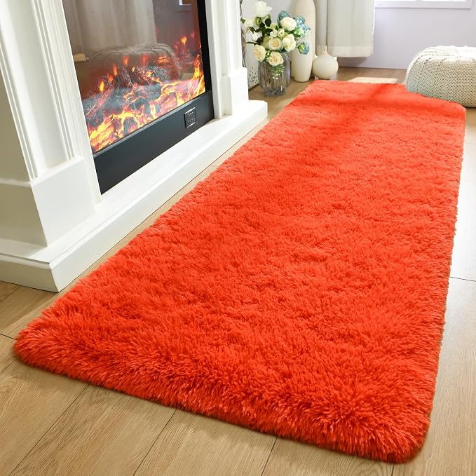 Merelax Soft Fluffy Rugs for Bedroom Living Room, 2x6 Hallway Runner Rugs - Image 2