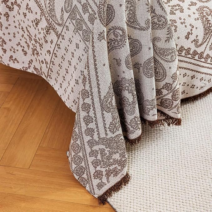 ROOMLIFE Brown Couch Covers for Sofa, Sofa Covers Washable Non Slip Furniture - Image 8