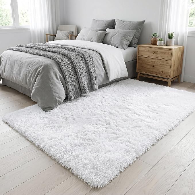 Merelax Soft Modern Indoor Large Shaggy Rug - Image 5