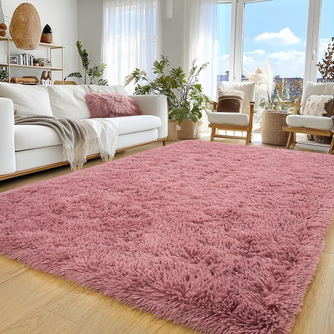 Area Rug for Living Room 6x9, Ultra Soft Shaggy Area Rugs for Bedroom, Upgrade - Image 3