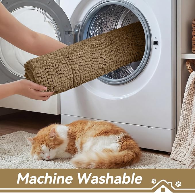 Bcoimo Super Absorbent Cat Door Mat, Pet Rugs - Image 5