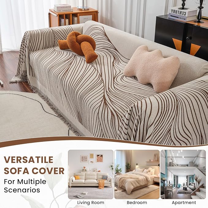 VClife XL Sofa Cover Chenille Couch Cover - Image 5