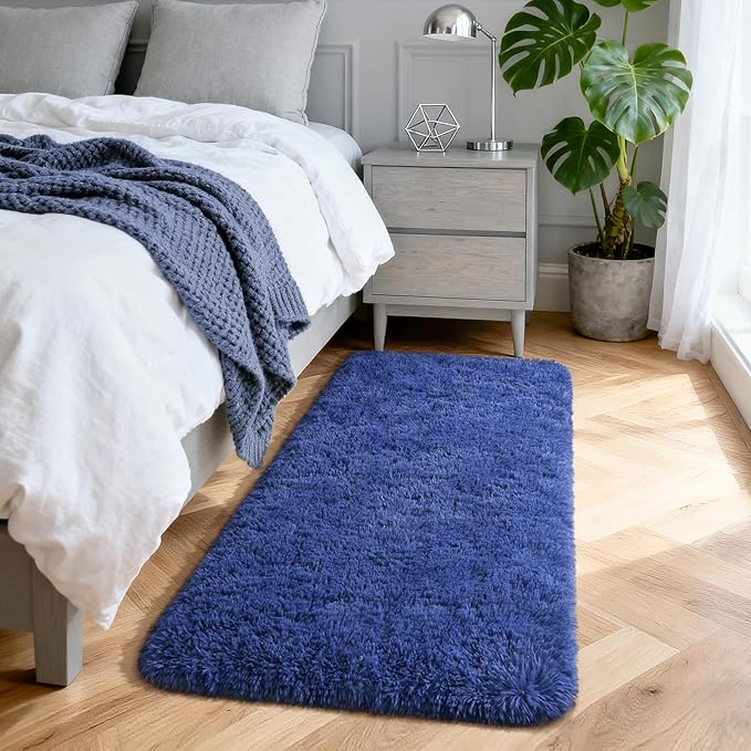 Merelax Modern Soft Fluffy Small Shaggy Rug by Merelax
