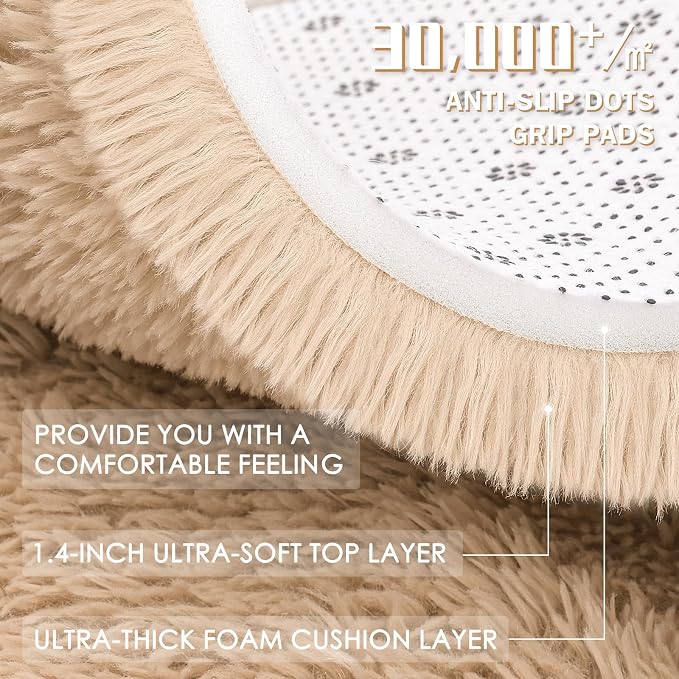 OLANLY 8x9 Machine Washable Large Area Rugs - Image 8