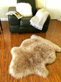 Free Shape Luxury Soft Fluffy Shag Area Rug Single 2’x3’, 60x90cm by LAMBZYRUGS