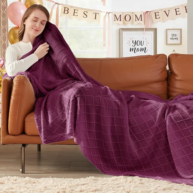 inhand Dusk Knitted Throw Blanket - Image 7