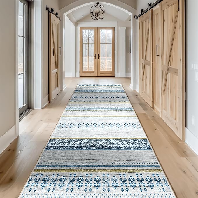BESTSWEETIE 2x6 Area Rugs for Living Room Washable Moroccan Farmhouse Neutral - Image 8