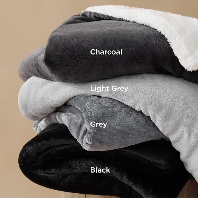 Bedsure GentleSoft Sherpa Fleece Blanket Queen Size - Image 5